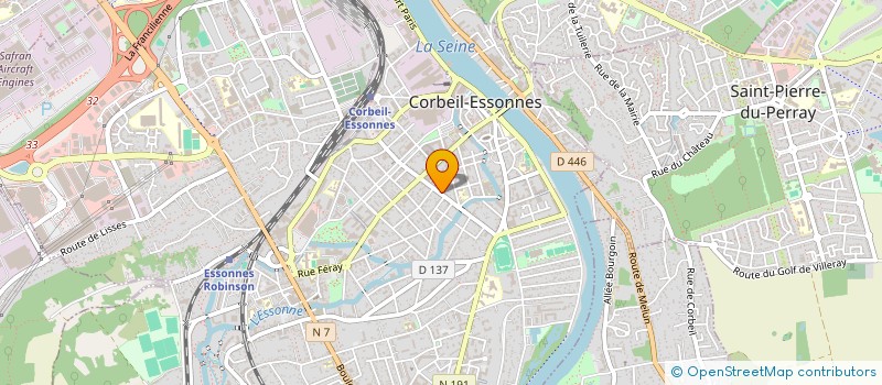 localisation de l'entreprise RONYA à CORBEIL-ESSONNES