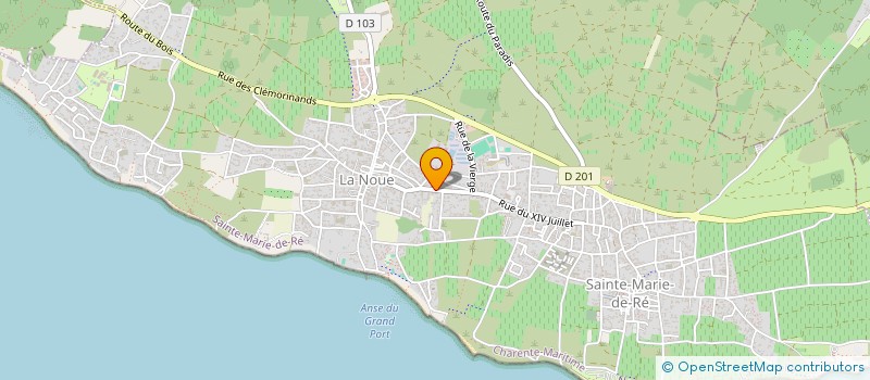 localisation de l'entreprise RONZE DE RE  SAINTE-MARIE-DE-RE