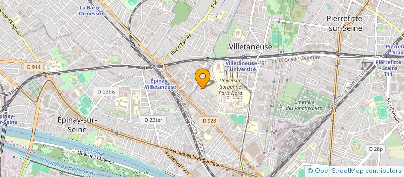 localisation de l'entreprise ROO BAT à VILLETANEUSE