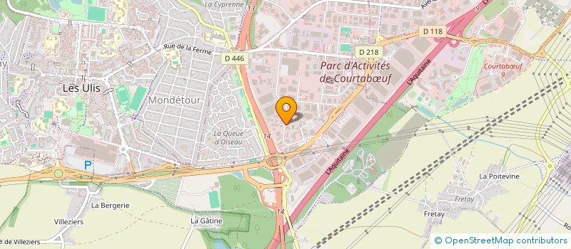 localisation de l'entreprise ROOD TECHNOLOGY  LES ULIS