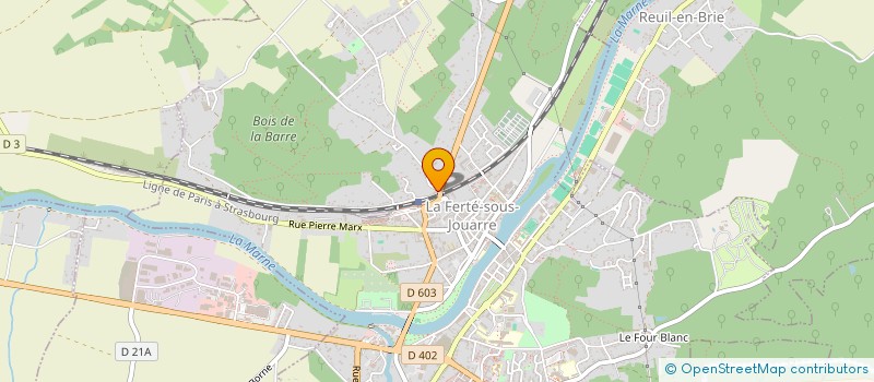 localisation de l'entreprise ROODYAUD'AGENCY à LA FERTE-SOUS-JOUARRE