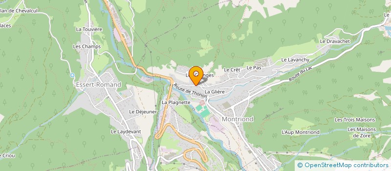 localisation de l'entreprise ROOF DENEIGEMENT à MONTRIOND
