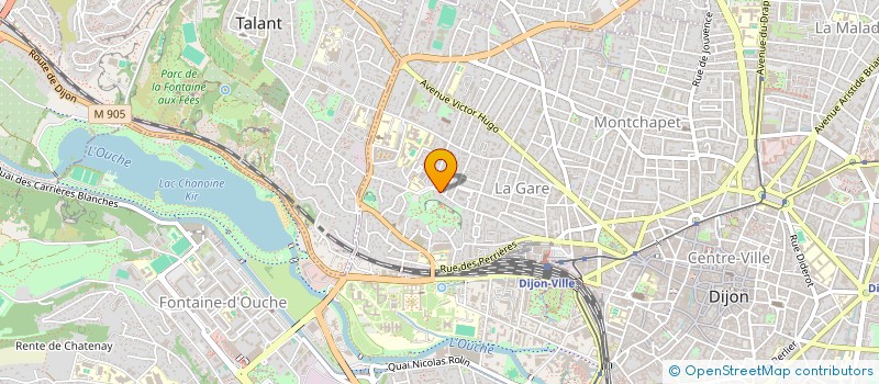 localisation de l'entreprise ROOF TOP INVEST  DIJON