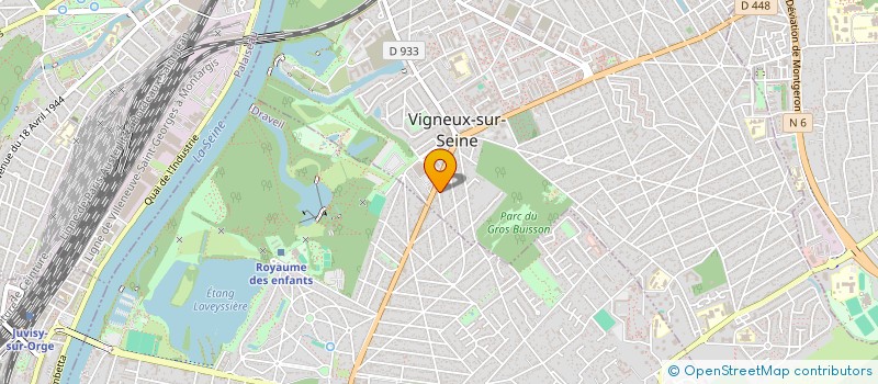localisation de l'entreprise ROOFBAT à VIGNEUX-SUR-SEINE