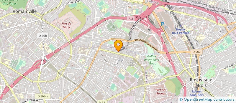 localisation de l'entreprise ROOFTING  MONTREUIL