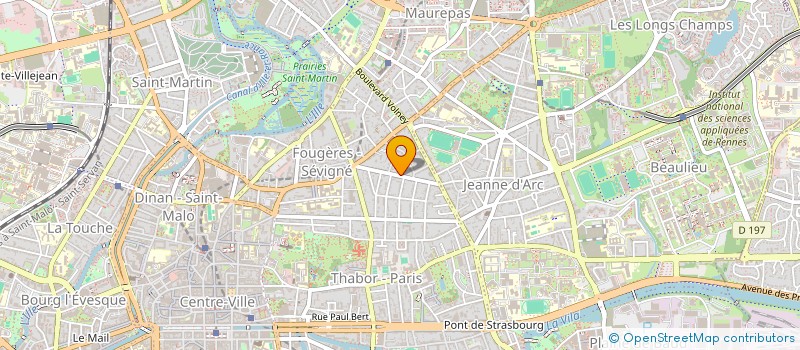 localisation de l'entreprise ROOFTOP à RENNES