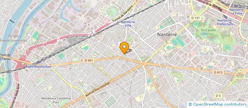 localisation de l'entreprise ROOFTOP  NANTERRE