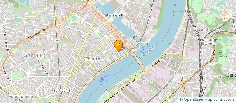 localisation de l'entreprise ROOFTOP à BORDEAUX