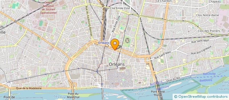 localisation de l'entreprise ROOFTOP à ORLEANS