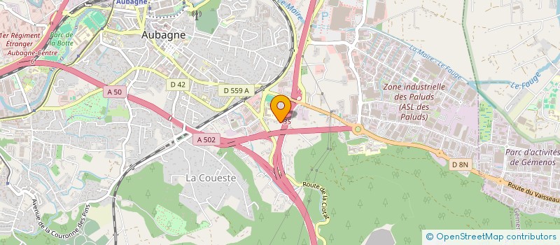 localisation de l'entreprise ROOFTOP EVENT SPACE  AUBAGNE