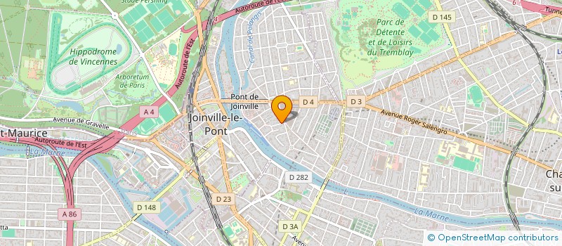 localisation de l'entreprise ROOKE FRERES à JOINVILLE-LE-PONT