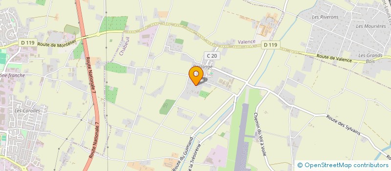 localisation de l'entreprise ROOKIE PRODUCTION  CHABEUIL