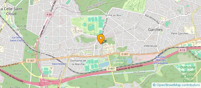 localisation de l'entreprise ROOKY à VAUCRESSON