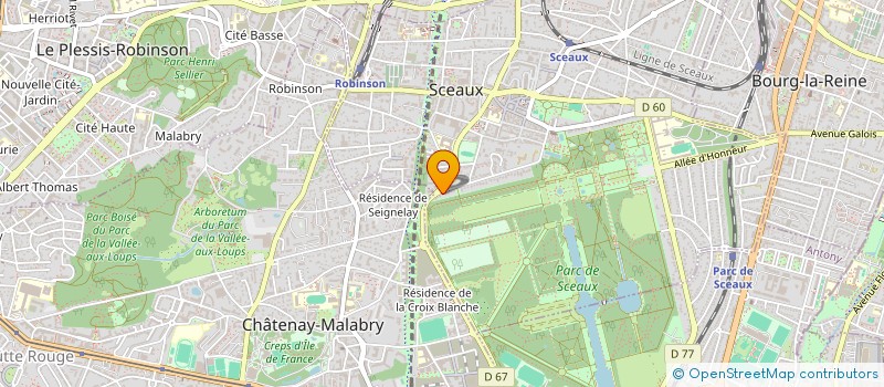 localisation de l'entreprise ROOKY à SCEAUX