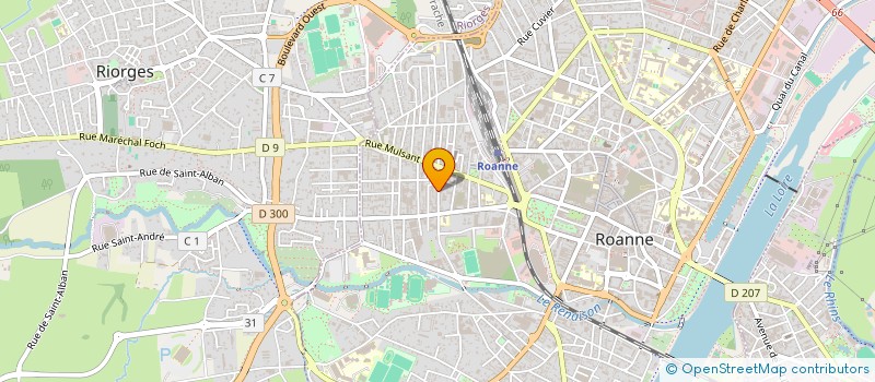 localisation de l'entreprise ROOL OFFICIEL à ROANNE