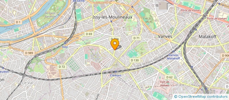localisation de l'entreprise ROOM 19 à ISSY-LES-MOULINEAUX