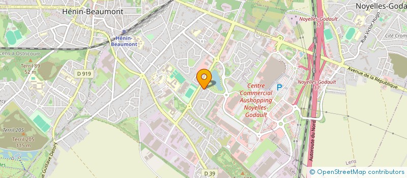 localisation de l'entreprise ROOM à HENIN-BEAUMONT