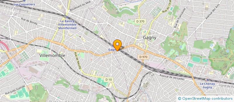 localisation de l'entreprise ROOM SERVICES à GAGNY