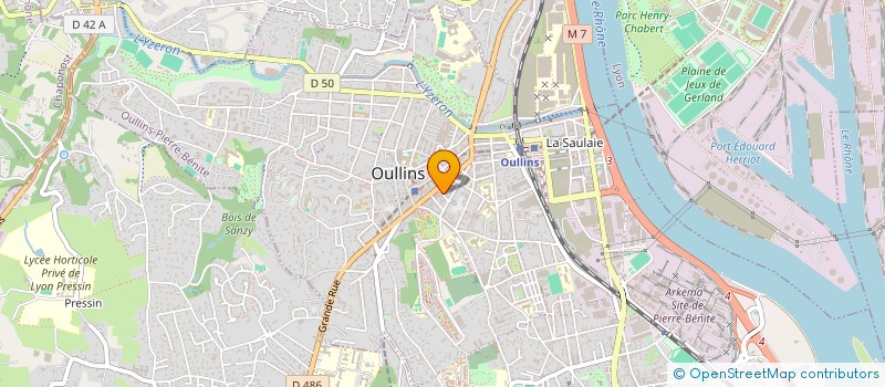 localisation de l'entreprise ROOMIES  OULLINS-PIERRE-BENITE