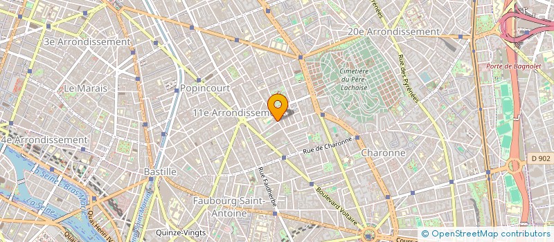 localisation de l'entreprise ROOMS  PARIS