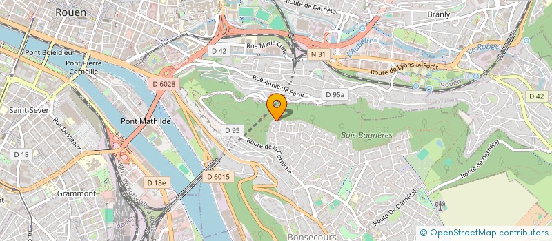 localisation de l'entreprise ROOS INVEST  BONSECOURS