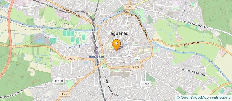 localisation de l'entreprise ROOS MULHOUSE à HAGUENAU