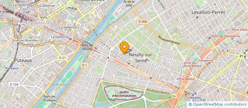 localisation de l'entreprise ROOS & ROOS à NEUILLY-SUR-SEINE
