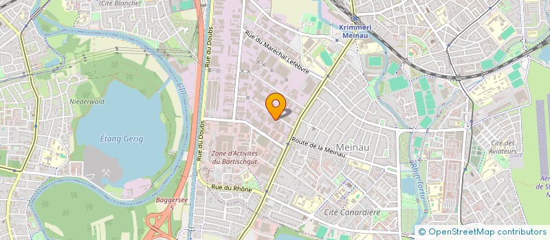 localisation de l'entreprise ROOS SARL à STRASBOURG