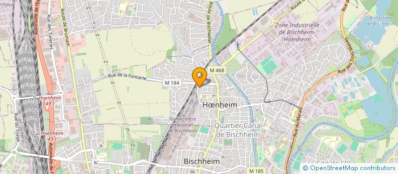 localisation de l'entreprise ROOSALY  HNHEIM