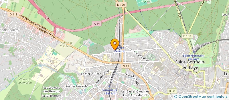 localisation de l'entreprise ROOSEVELT  SAINT-GERMAIN-EN-LAYE