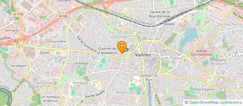 localisation de l'entreprise ROOSEVELT AUTOMOBILES  VANNES
