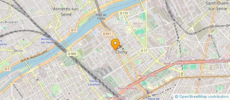 localisation de l'entreprise ROOSTER JEAN JAURES à CLICHY