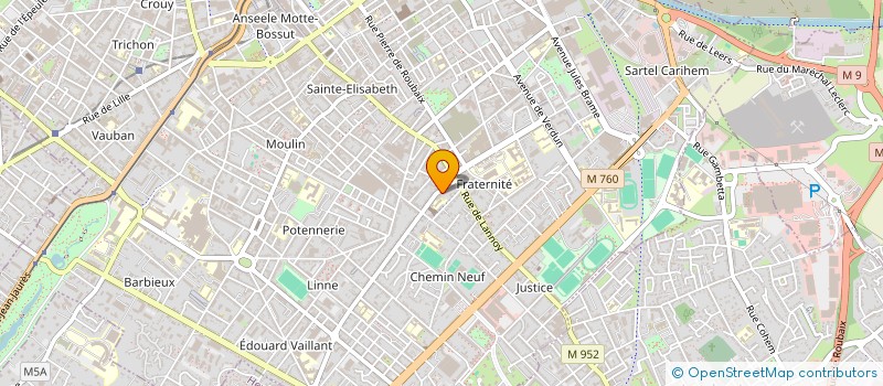 localisation de l'entreprise ROOT BRIDGE  ROUBAIX