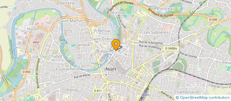 localisation de l'entreprise ROOTE  NIORT