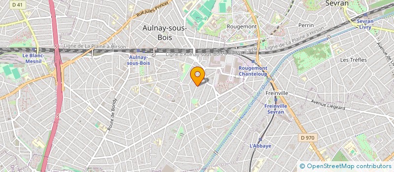 localisation de l'entreprise ROOTED BUSINESS EURL à AULNAY-SOUS-BOIS