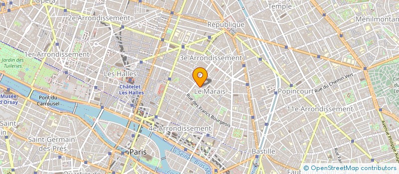 localisation de l'entreprise ROOTS à PARIS