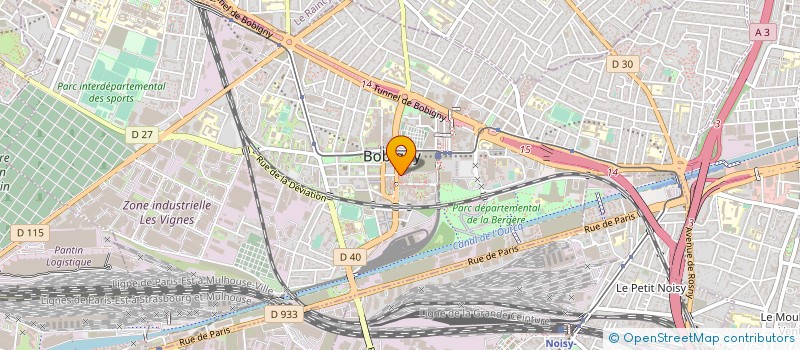 localisation de l'entreprise ROOTS GANGSTA MUSIC  BOBIGNY