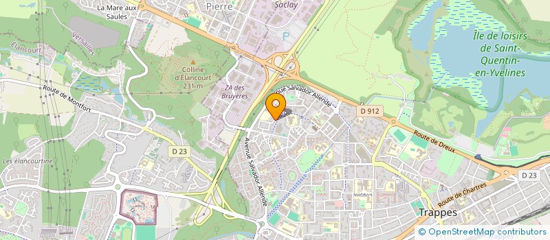 localisation de l'entreprise ROOTS PRODUCTION  TRAPPES