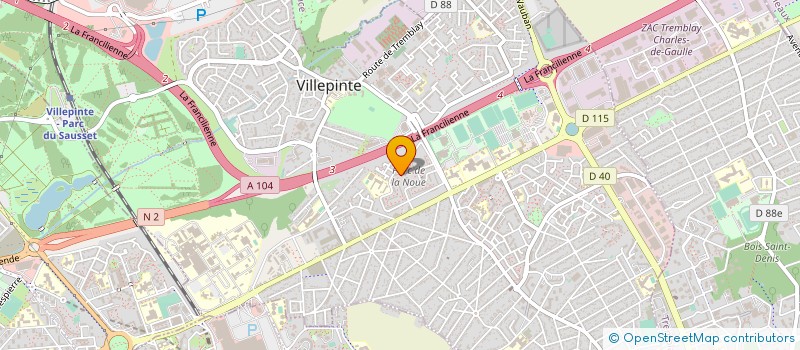 localisation de l'entreprise ROOTS RAS'IN  VILLEPINTE