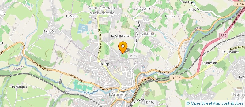 localisation de l'entreprise ROOTVIBE  SAINT-GERMAIN-NUELLES