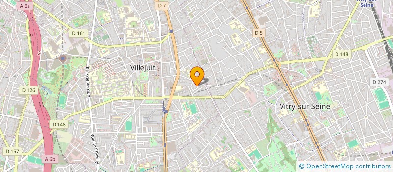 localisation de l'entreprise ROP SERVICES à VILLEJUIF