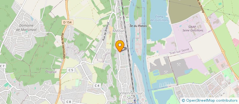 localisation de l'entreprise ROP78  VILLENNES-SUR-SEINE