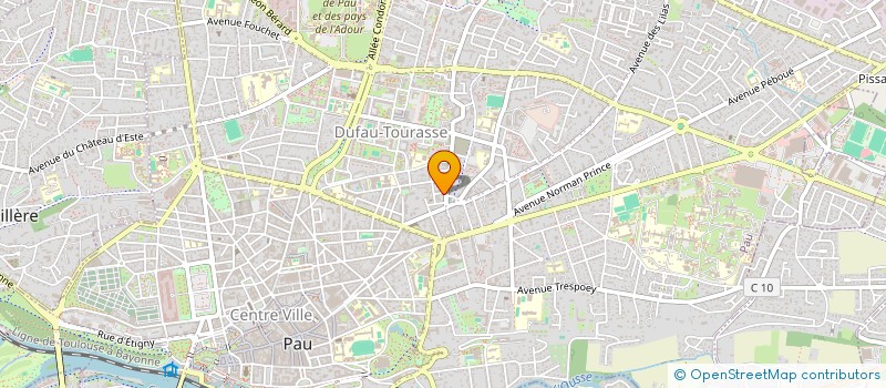localisation de l'entreprise ROPA à PAU