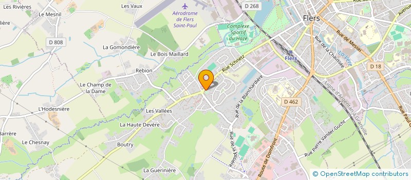 localisation de l'entreprise ROPA FORET à FLERS