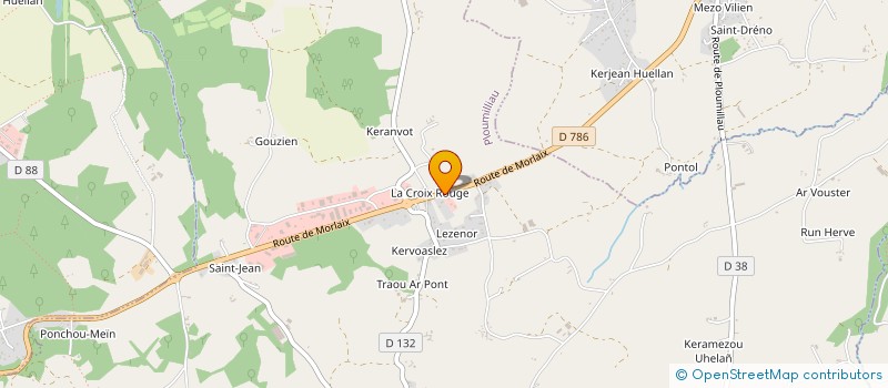 localisation de l'entreprise ROPARTZ CONSTRUCTIONS SARL à PLOUMILLIAU