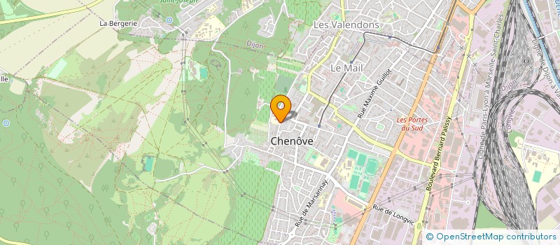 localisation de l'entreprise ROPE à CHENOVE