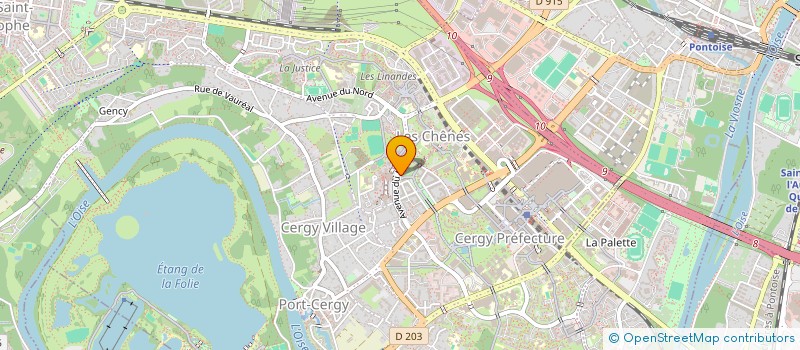 localisation de l'entreprise ROPE  CERGY