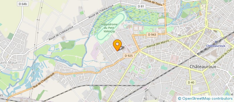 localisation de l'entreprise ROPE ACCESS INTERVENTION & DIVING à CHATEAUROUX