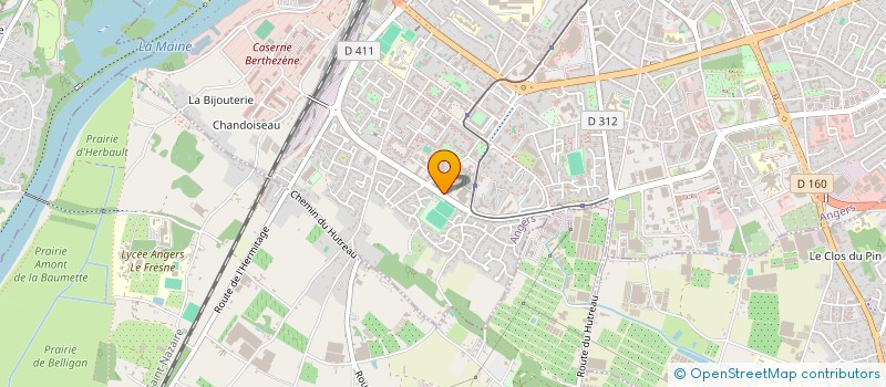 localisation de l'entreprise ROPE - RUN OVER PINK ELEMENTS  ANGERS