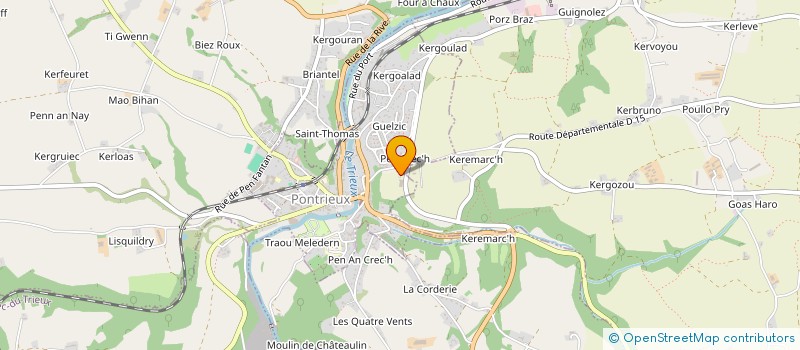 localisation de l'entreprise ROPERS ERWAN  PONTRIEUX